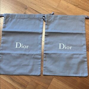 Dior Luxury Dust Bags in Blue